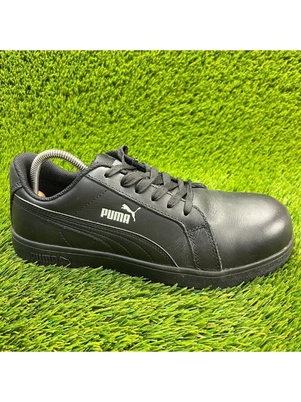 Puma Iconic Womens Size 8 Black Safety Composite Toe Work Shoes Sneakers